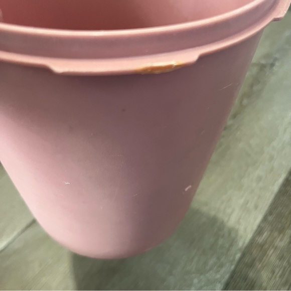 Vintage Tupperware Nesting Canister Dusty Rose - Picture 6 of 10